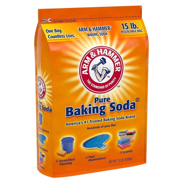 Arm & Hammer Pure Baking Soda (15 lbs.) - PACK OF 2