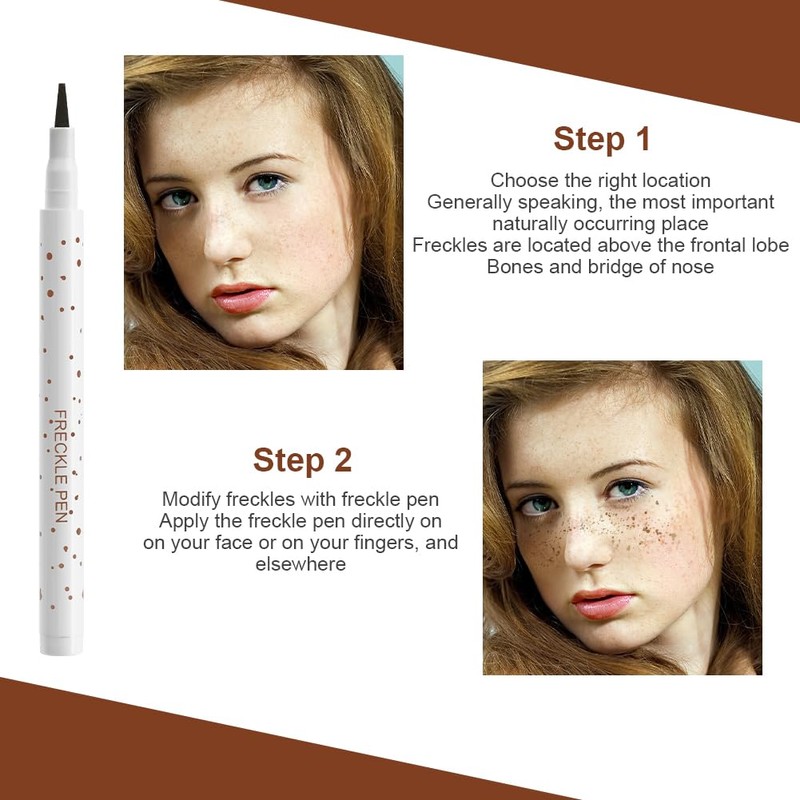 Freckle Pen, Waterproof Freckle Pen, Natural Looking Freckles, Durable Sopt