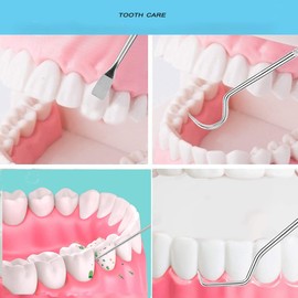 6 PCS Portable Stainless Toothpick,Metal Toothpick,Reusable Toothpicks and Toothpick Holder for Various Dining Scenes Especially Outdoor Picnic Camping Traveling Supplies