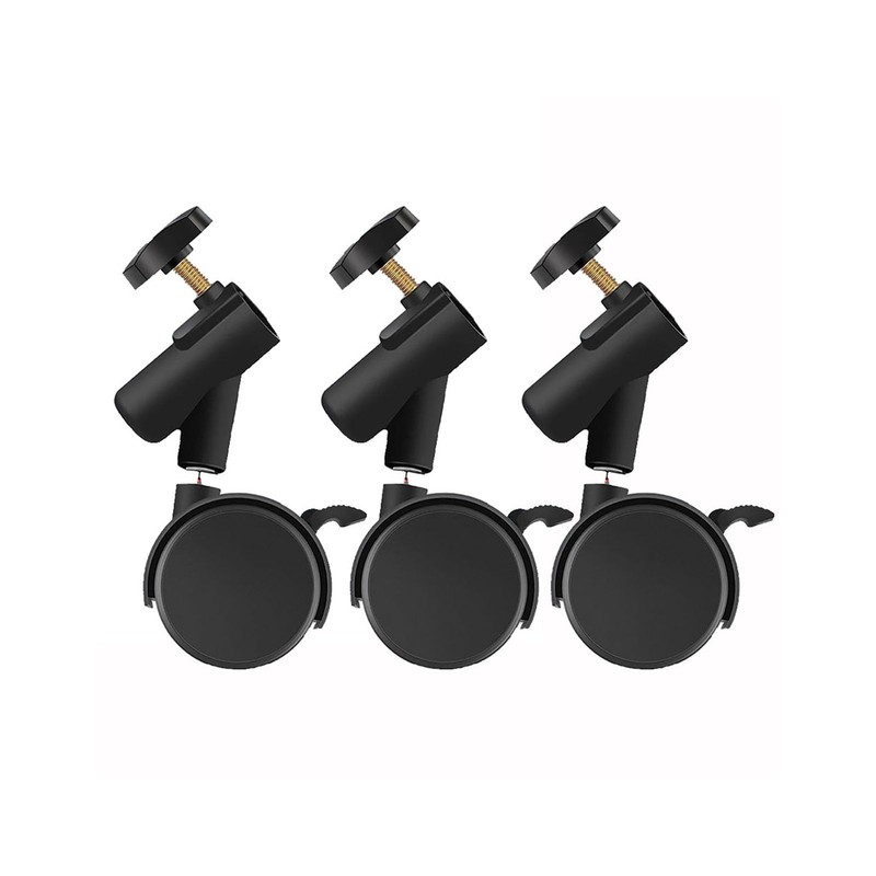Andoer 3pcs/set Flexible Swivel Casters Wheels with 16mm Diameter Mounting