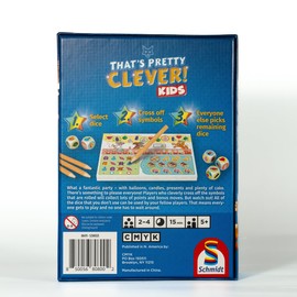 CMYK That's Pretty Clever! Kids - A Fun Dice Game for Young Thinkers