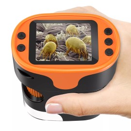 BEBANG 1000X Handheld Microscope for Kids 4K 2.0" Screen Rechargeable Mini Pocket Digit