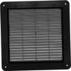 Vent Systems 10" x 10" Inch Black Air Return Vent