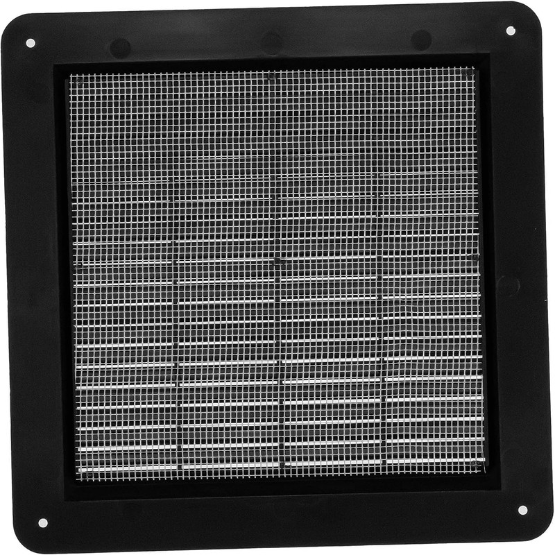 Vent Systems 10" x 10" Inch Black Air Return Vent