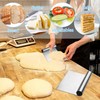 Stainless Steel Dough Scraper, 11 x 15 cm Kitchen Scraper,