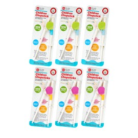 MoHern Kids Chopsticks Training, 6 Pairs Training Chopsticks for Kids, Toddler Chopsticks Provide Help Support for Beginners