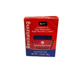 Pure B Puré Revitalizing Hydrating Night Recovery Cream 1.36 Oz Fragrance Free NEW