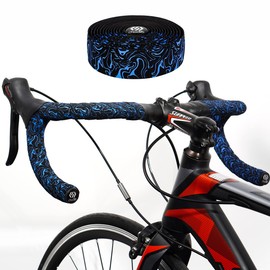 Chooee Road Bike Handlebar Tape,2PCS Bicycle Bar tape,Blue.