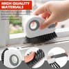 2‑in‑1 Groove Cleaning Brush, Window Track Cleaner with Bristle &