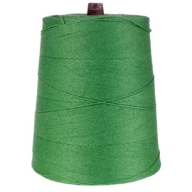 Variegated 4-Ply Cotton and Polyester Bakery Wrapping Twine – 2lb Cone – All-Purpose String Kitchen Bakery Home Garden (Green)