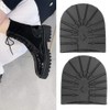 BTER Durable Soft Shoe Repair Replacement, Black Heel, Rubber Out