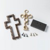 Unity Cross® Terra Cotta Rope & Vintage Ivory; Unity Candle