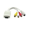 Herfair VGA to RCA Cable,VGA to S Video 3 RCA