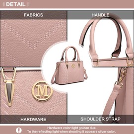 Miss Lulu LG6865 women's handbag, shoulder bag, shopper tote, top handle tote bag., Pink