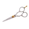 Moustache Scissors or Beard Trimming Scissors, Extremely Sharp - Silver