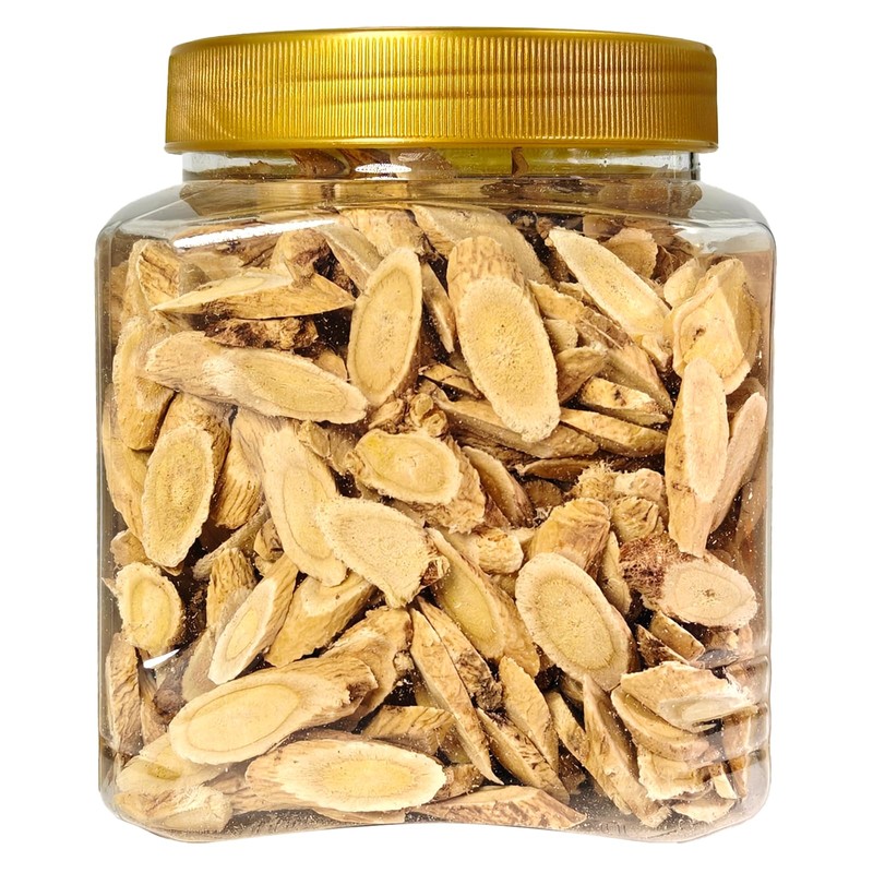 Premium Astragalus Root Tea Slices, Huangqi (黄芪茶) – 14.11oz (400g)
