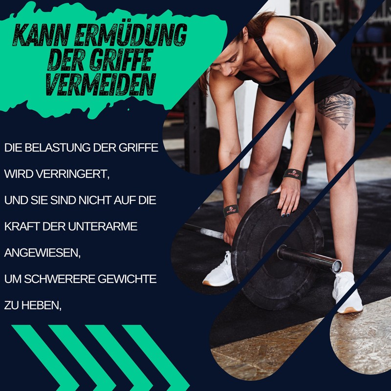 Fitrust Lifting Straps (Padded) for Men & Women Deadlift Straps