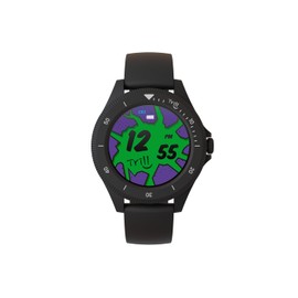 TECHMADE Smart Watch for Kids, Call Notifications, SOS Button, Stopwatch and Pedometer, Waterproof with Clock to Learn the Time (Black)