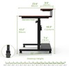 Eureka Ergonomic Mobile Standing Desk 41 Inch, Lockable Home Office