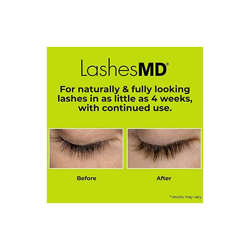 LashesMD Eyelash Growth Serum & Eyelash Conditioner for Naturally Fuller