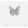 Paparazzi ~ Flauntable Flutter Multi Ring IRIDESCENT-BLA