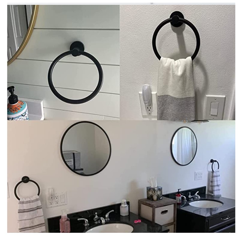 Towel Ring for Bathroom 1 Pack, Kitchen Bath Towel Holder