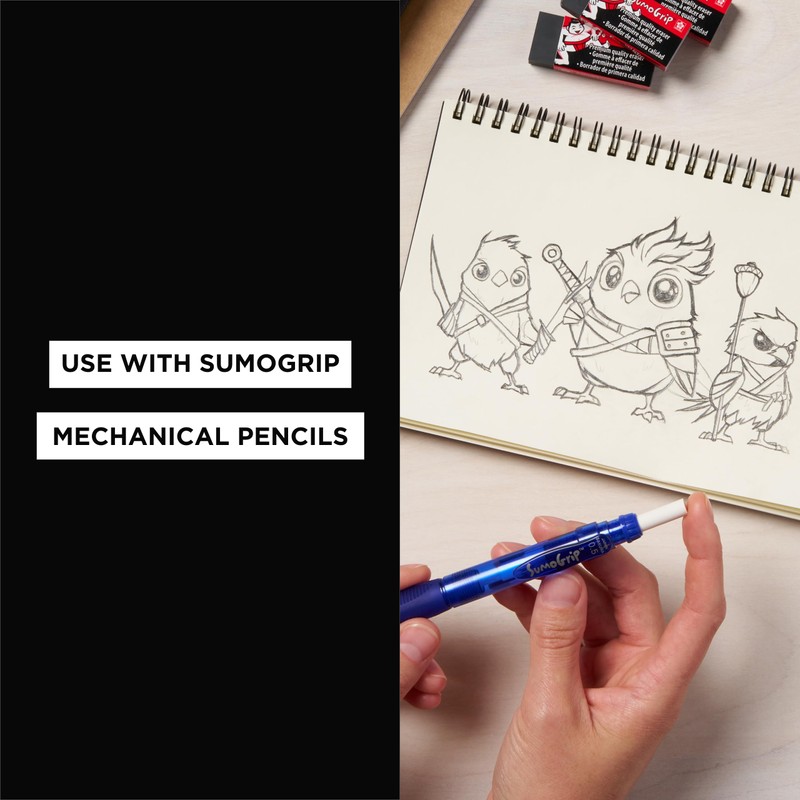 Sakura SumoGrip Mechanical Pencil Eraser Refill - Eraser Refills for