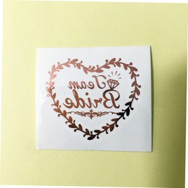 Minkissy 80pcs Wedding Stickers and Party Decorations for Bachelorette and Bridal Shower Favors Safe Skin-friendly Material Heart Design