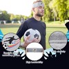 Yearntown 9 Pcs Soccer Sweatband Set Sports Headband Wristband Set