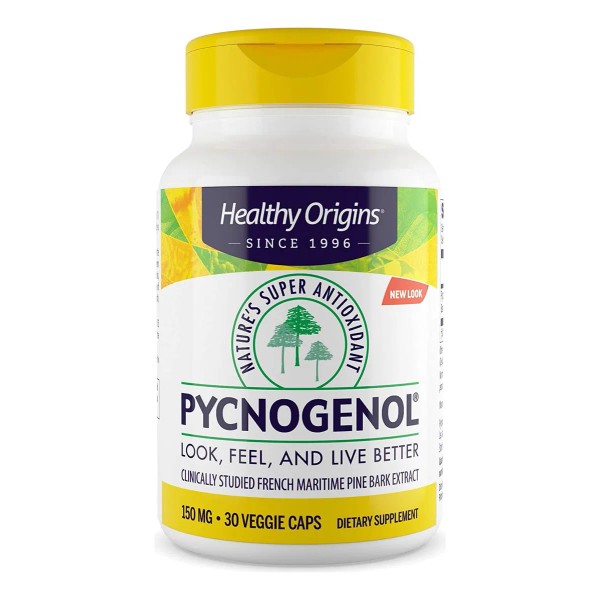 Healthy Origins Pycnogenol - 150 Mg - 30 Vegetarian Capsules
