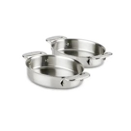 All-Clad Stainless Steel 7-Inch Oval-Shaped Baker Specialty Cookware Set NWT