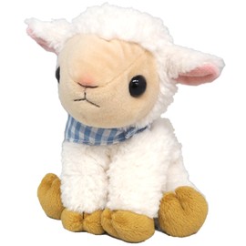 Sanyei Boeki Kutachi Anima Sheep (S) Plush Toy, Total Length 7.1 inches (18 cm)