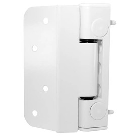 Fixrello Composite Door Hinge White | 1 x 3D Adjustable Butt Rebate Door Hinge | Hinge and Body Included | Up to 100kg Load Capacity in 3 Hinges (One Hinge)