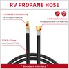 ZODIRISE 12 Ft RV Quick Connect Propane Adapter Hose for