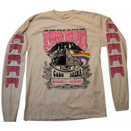 Pink Floyd Womens Dark Side Of The Moon Tour Cobo Arena Detroit 1973 Shirt S/M