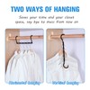 Rainberg 12pcs Magic Clothes Hangers Space Savers, Coat Hangers Space