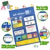 Alphabet Learning Pocket Chart, ABC Flash Cards, Alphabet Wall Chart,