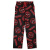 Bioworld Deadpool Repeat Name & Logo Men's Black Sleep Pajama