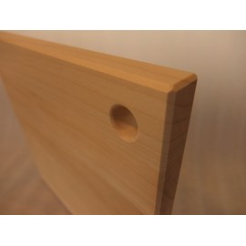 katajiya Wooden Cutting Board, Gingo, Natural Wood, Solid Wood, Square, Small Size (9.8 x 9.8 x 9.8 x 9.8 x 0.9 inches (250 x 250 x 250 mm) ~ Re-Sharpening Service Available ~
