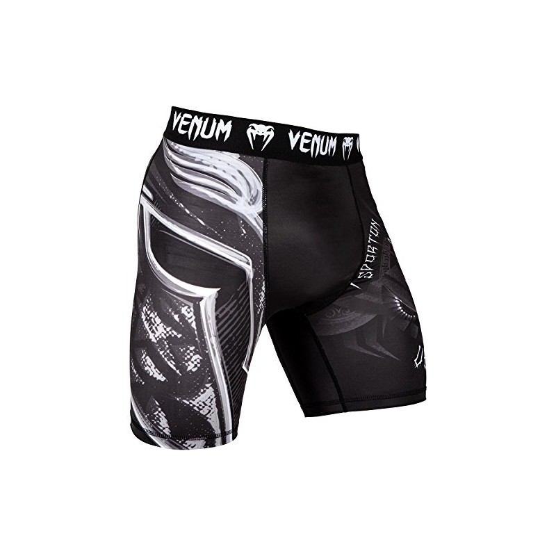 Venum Men's Gladiator 3.0 Vale Tudo Shorts XL, Black/White, X-Large