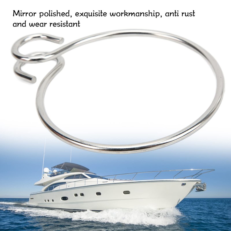 Anchor Retrieval Ring, Yctze 6mm Marine Anchor Ring Stainless Steel
