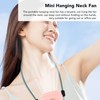 Hanging Neck Fan Portable 3 Speed Rechargeable 800mAh Mini Necklace