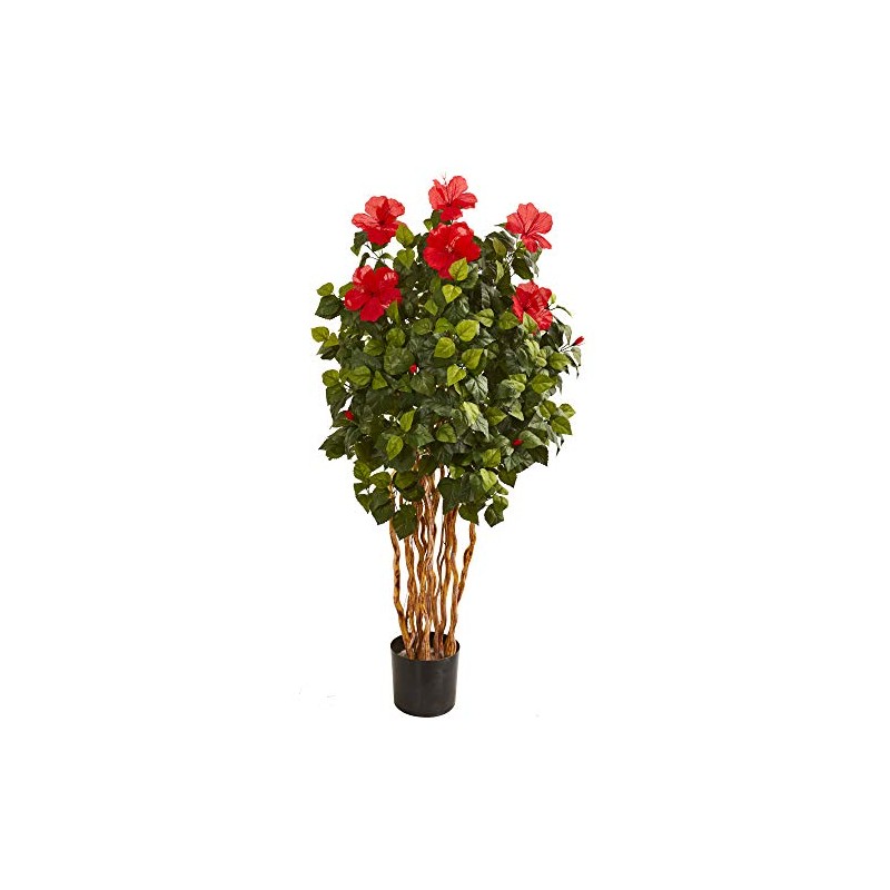 Nearly Natural 5ft. Hibiscus Artificial Tree