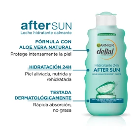 Garnier Delial After Sun Leche Hidratante Calmante with Aloe Vera Natural 200 ml