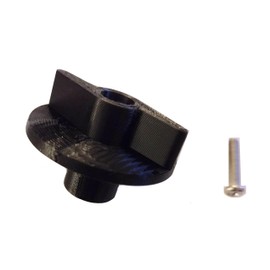 Compatible replacement knob for TORO Power Max HD 1432 or 1232 or TORO Power TRX HD 1432-32" wide snow blower for the shutoff valve and compatible screw - new 3d printed part