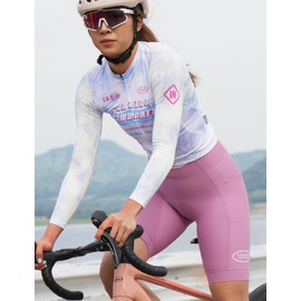 INBIKE YS571 Women's Cycling Shorts Summer Short Padded Women with 3D Seat Padding One Pocket Breathable Highly Elastic, pink, L