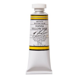 M. Graham 1/2-Ounce Tube Watercolor Paint, Hansa Yellow Deep