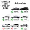 2Pack Car Rear Side Window Shade for Baby, Stretchable &