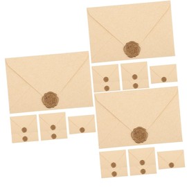 MAGICLULU 18 Sets Invitation Envelopes Vintage Stationery Envelope Kit Retro Style Party Supplies