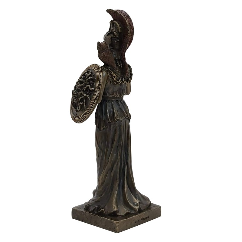 Veronese Design Ancient Greek Goddess Athene/Minerva with Shield (Decorative Bronze